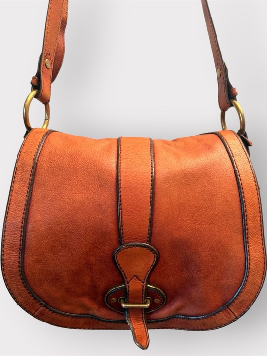 Fossil Handbags - Vintage Reissue Fossil Leather Saddle Shoulder/crossbody Bag